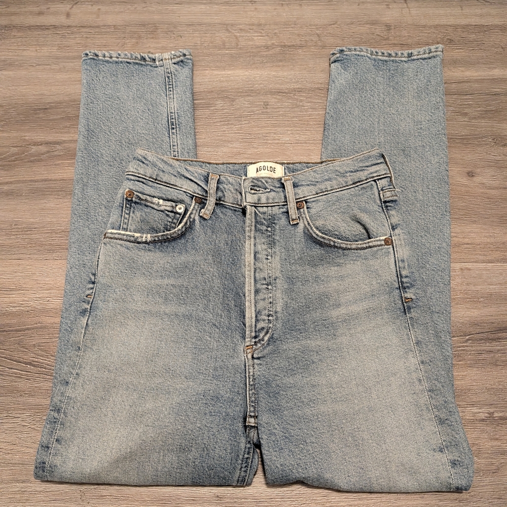 Agolde Ripped Ankle Jeans